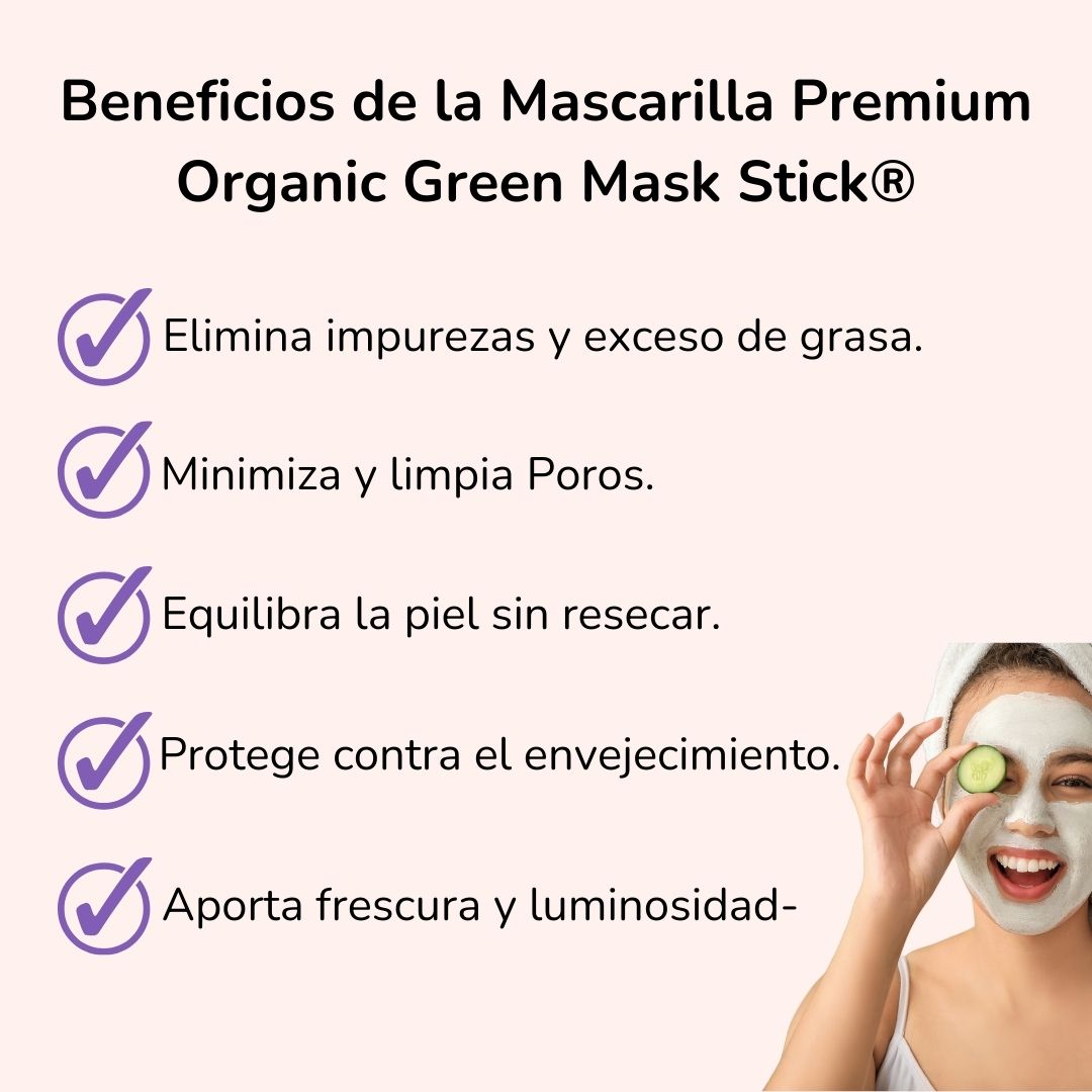 Mascarilla Premium Organic Clay Mask Stick®