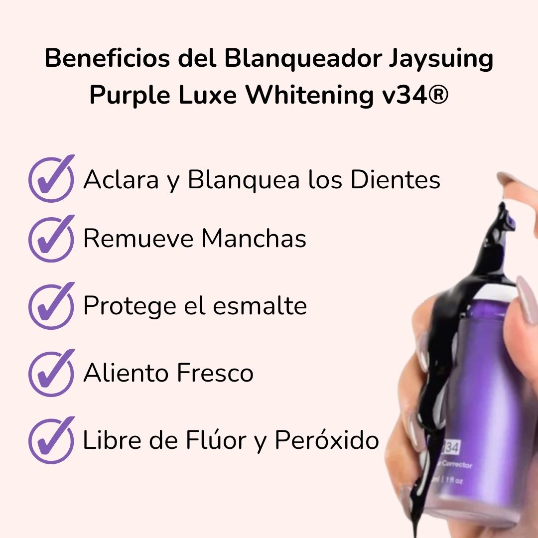 Blanqueador Jaysuing Purple Luxe Whitening v34®