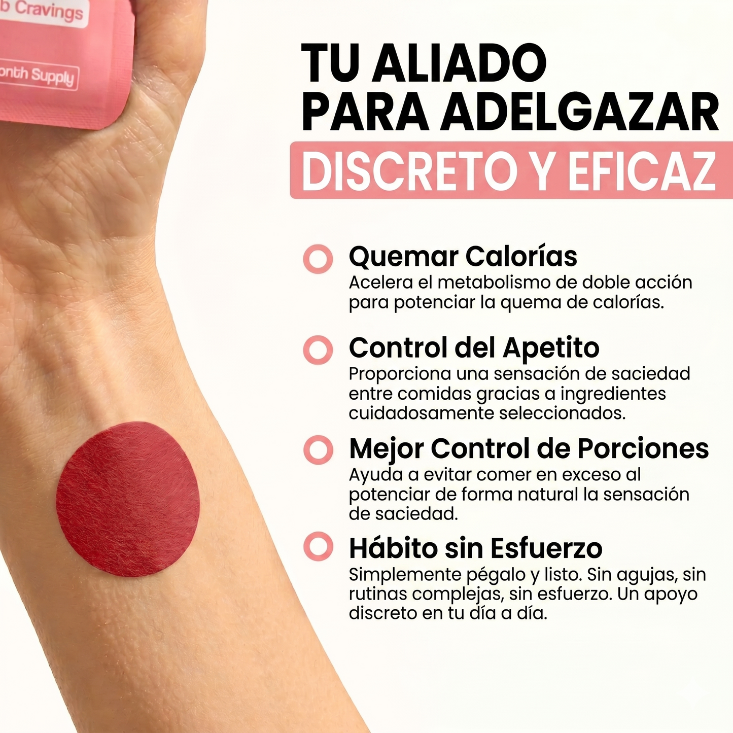 OzemPatch® | Reduce el Apetito y el Picoteo x5 en 2 Semanas