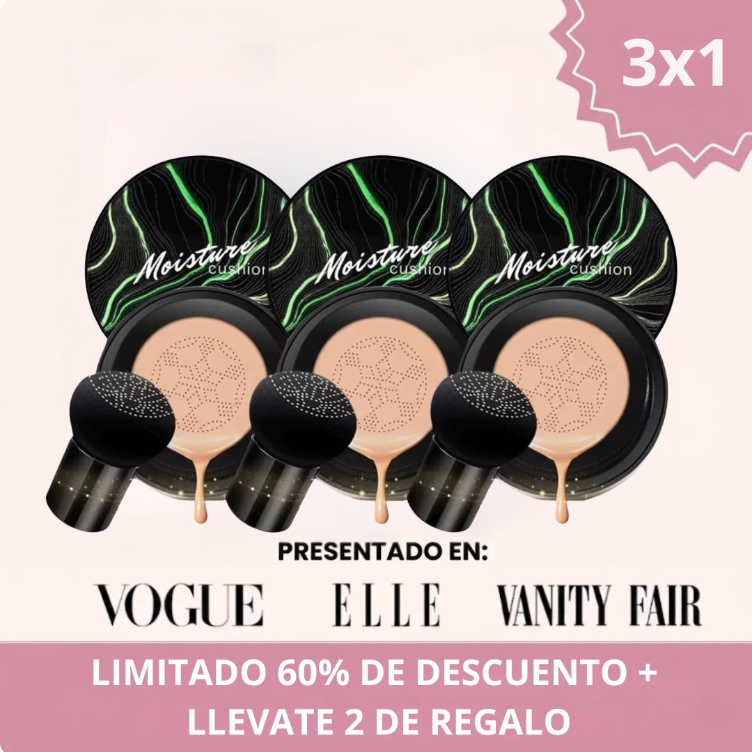 Base Moisture Cushion Luxe VeilCream CC + Brocha de Regalo
