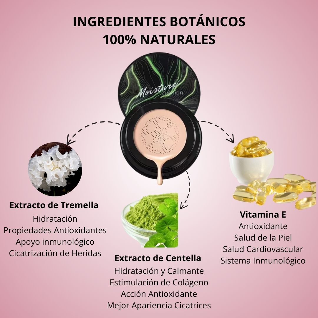 Base Moisture Cushion Luxe VeilCream CC + Brocha de Regalo