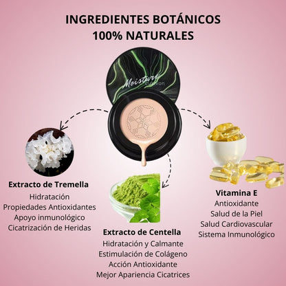 Base Moisture Cushion Luxe VeilCream CC + Brocha de Regalo