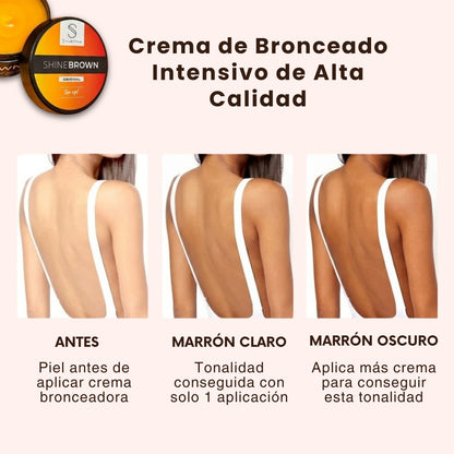 Shine Brown® | Bronceado Intenso y Natural en Minutos — Sin Horas al Sol